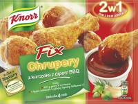 Chrupery z kurczaka z dipem barbeque
