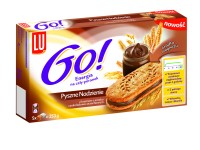 lu go! sandwich box 253g czekolada orzech