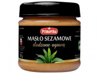 Masło sezamowe słodzone agawą