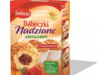 Babeczki nadziane owocowo z truskawkami Delecta