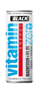 Black Vitamin Energy - Magnez B6 zero cukru