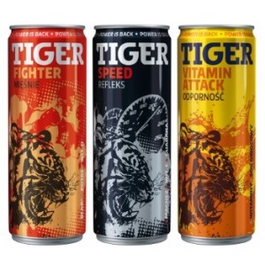 Napoje energetyczne Tiger