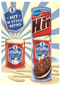 Ciastka HIT Milky Retro Taste