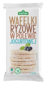 Kupiec - Wafelki ryżowe w polewie jogurtowej