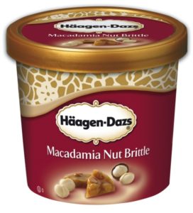 Häagen-Dazs - Macadamia Nut Brittle 500ml