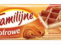 Familijne wafle Gofrowe o smaku karmelowym