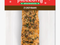 Łosoś pieczony z grzybami