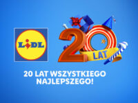 Lidl logo 20-lecie w Polsce