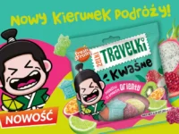 Żelki Travelki kwaśne smaki Orientu Fresh and Fruity - Wawel