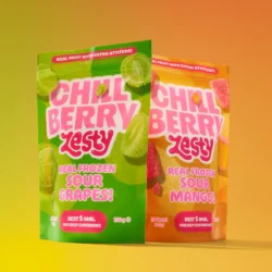 Chillberry Zesty owoce w kwaśnym cukrze 150 g