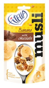 Fitella Musli Bananowe z kawalkami czekolady