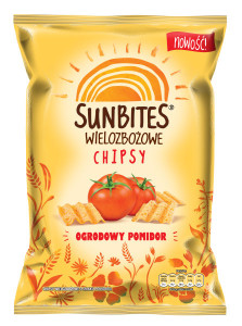 Wielozbożowe chipsy Sunbites - Ogrodowy Pomidor 110 g
