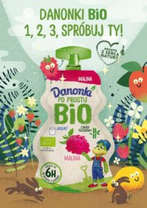 Danonki BIO malina