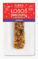 Łosoś pieczony ze śliwką
