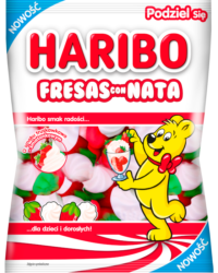 Haribo Fresas con nata 150 g