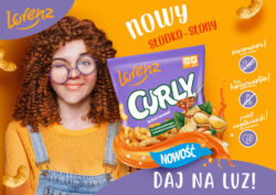 Chrupki Curly o smaku Słony Karmel